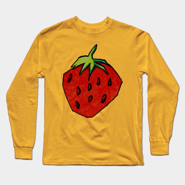 Strawberry Long Sleeve T-Shirt by A Company of N3RDS